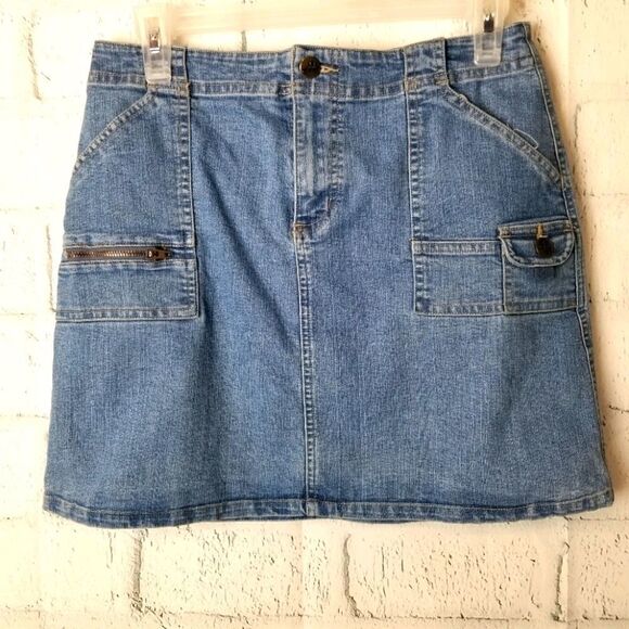 JW - Division of Junction West. Mini Jean Skirt. - Picture 1 of 5